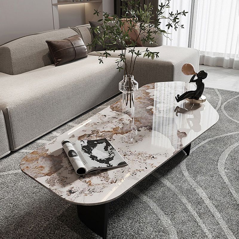 Italian Slate Special-shaped Table Modern Minimalist Designer Irregular Coffee Table Clearhalo 'Coffee & Accent Tables' 'Coffee Tables' 'coffee_tables' 'furn' 'furn_coffee_tables' 'Furniture' 'Living Room Furniture' 1200x1200_ab348559-5cf0-4bbf-bd9e-0c5342a74c0f