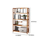 Estante de bambú vertical moderno Etagere Espresso estantería para dormitorio