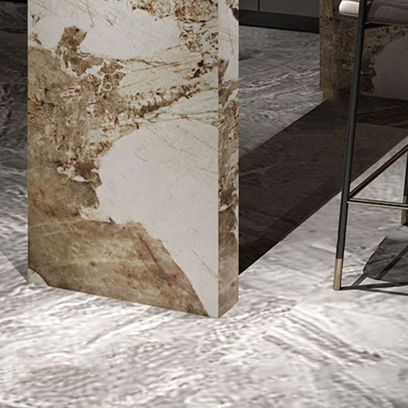 Modern Style Rectangle Stone Bar Stool Table Table for Living Room Clearhalo 'Bar Furniture' 'Bar Tables' 'bar_tables' 'furn' 'furn_bar_tables' 'Furniture' 'Kitchen & Dining Furniture' 1200x1200_ab34ff0e-77e9-4bc7-994d-06f1a6190459