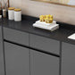 Sideboard in legno ingegnerizzato in stile moderno con 2-disegno e 4 porte