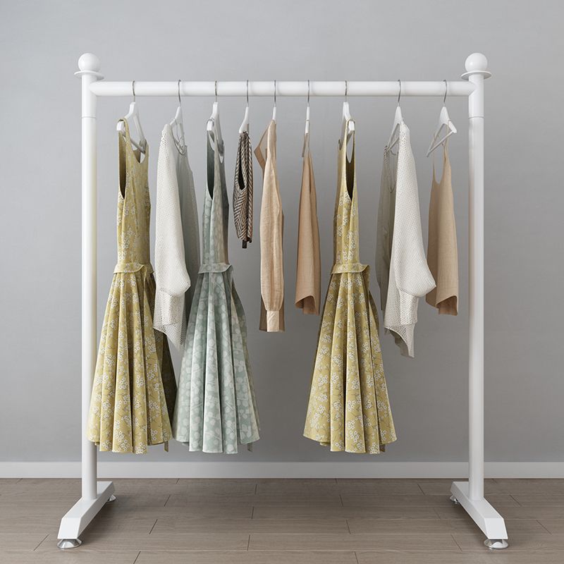 Modern Minimalist Metallic Coat Rack Free Standing 2 Leg Base Coat Rack Clearhalo 'Entry & Mudroom Furniture' 'furn' 'furn_hall_tree_coat_racks' 'Furniture' 'Hall Trees & Coat Racks' 'hall_tree_coat_racks' 1200x1200_ab3b709b-bc27-4449-906b-fe9448ab1056