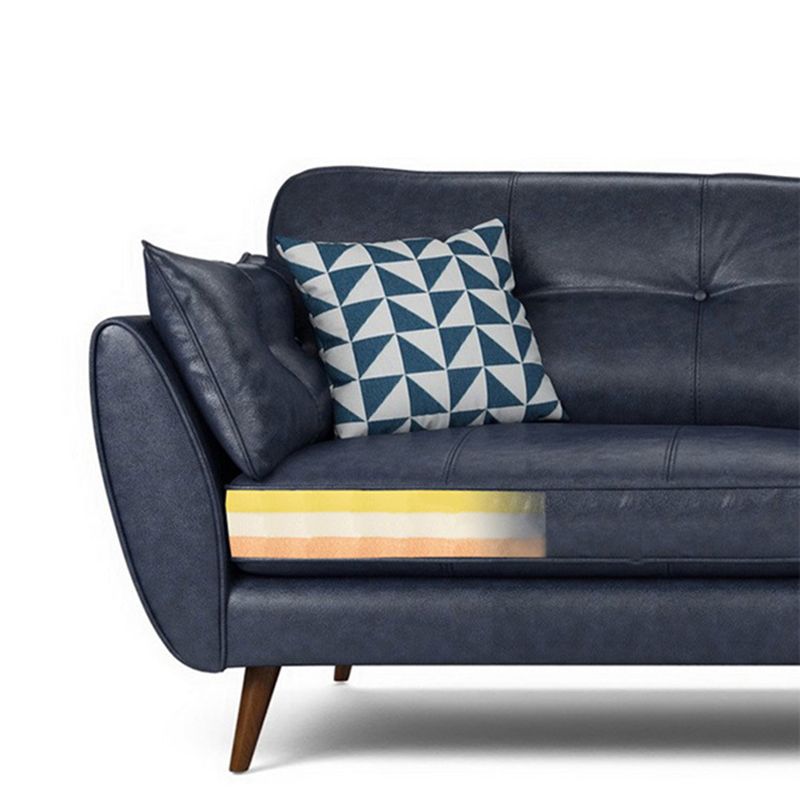 Modern Leather 4 Wood Legs Sofa Tufted Fabric Sofa for Living Room Clearhalo 'furn' 'furn_sofas' 'Furniture' 'furniture_sofas' 'kitchen' 'kitchen_sofas' 'Living Room Furniture' 'Sofa' 'sofas' 1200x1200_ab3b7d47-ba5d-4f2b-96cd-917c11b7a9c2