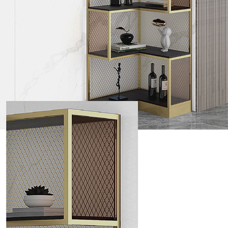 22 "étagères contemporaines de large étagères fermées en métal comprenant une bibliothèque