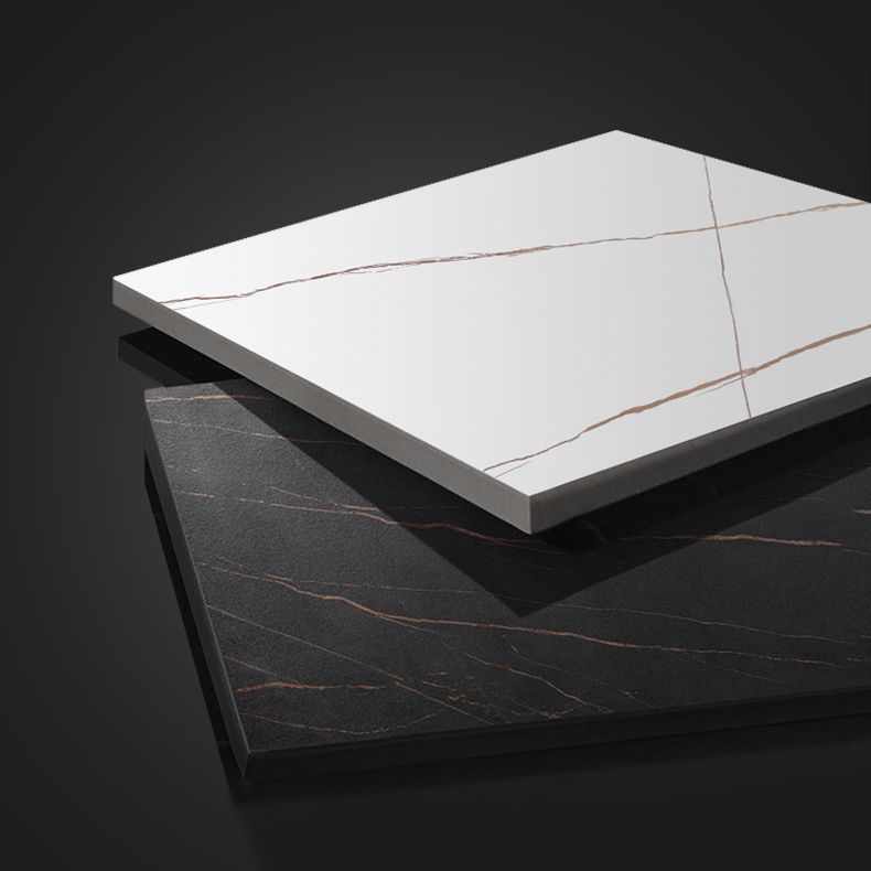 Tabella della console di ferro in ardesia contemporanea tavolo da divano resistente alla macchia rettangolo