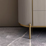 Cassa di lingerie moderna in marmo di stoccaggio verticale per il torace per camera da letto