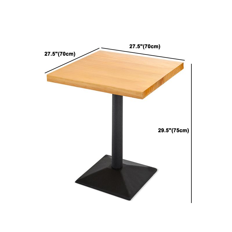 Industrial Rectangle Table Set 1/2/3 Pieces Dining Set for Restaurant Clearhalo 'Dining Room Sets' 'Dining Tables & Seating' 'dining_room_set' 'furn' 'furn_dining_room_set' 'Furniture' 'Kitchen & Dining Furniture' 1200x1200_ab3f14dd-4e45-4bbb-97bc-678053e75dd5