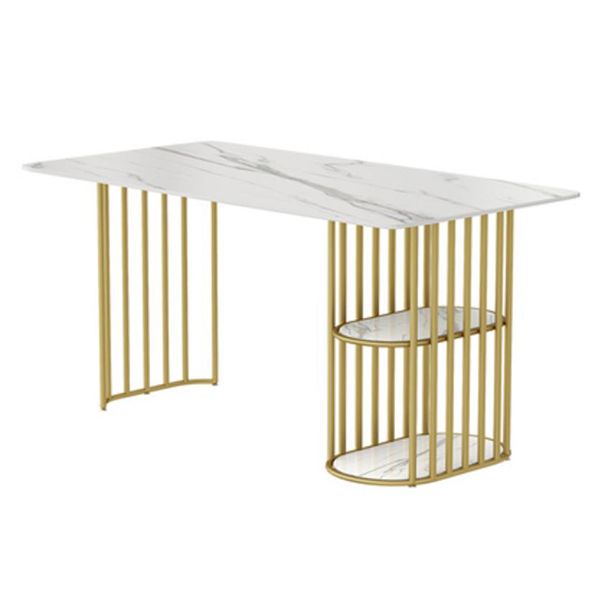 Traditional Luxury Dining Table Rectangle Dining Table for Dining Room