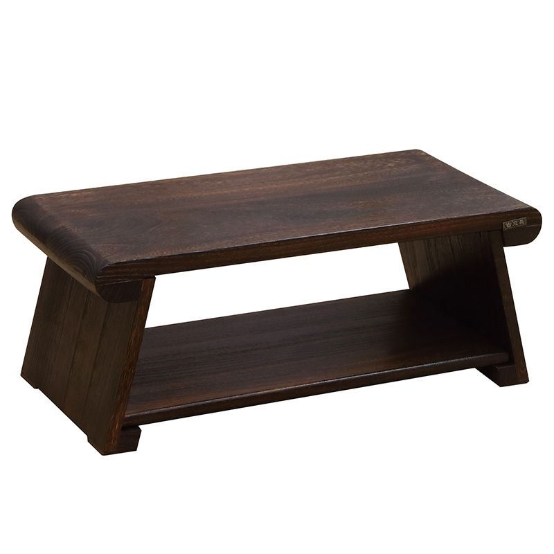 Traditional Side End Snack Table in Brown Solid Wood with Rectangle Top Clearhalo 'Coffee & Accent Tables' 'End & Side Tables' 'end_side_tables' 'furn' 'furn_end_side_tables' 'Furniture' 'Living Room Furniture' 1200x1200_ab44016d-52b3-41bf-90df-05719099e992