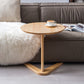 Scandinavian Solid Wood End Table Abstract Base Table Living Room Side Table