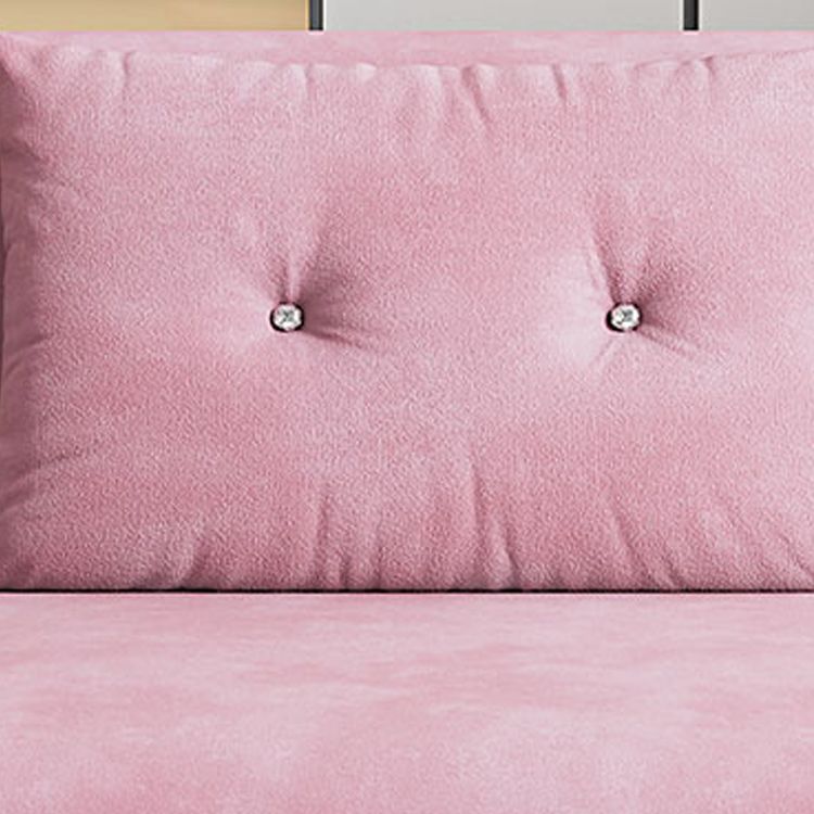 Armless Cushion Back Futon Foldable Pillow Included Sleeper Sofa Clearhalo 'furn' 'furn_futons' 'Furniture' 'Futons & Daybeds' 'Futons' 'Living Room Furniture' 1200x1200_ab459b24-e15c-4412-a6c7-20f26666fae6