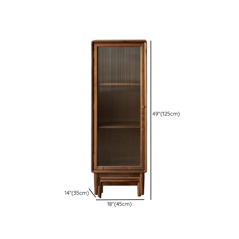 Server da pranzo contemporaneo Walnut Wood Buffet Server per sala da pranzo