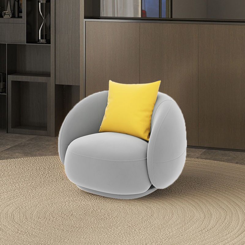 Canapé arrière serré scandinave avec bras de smoking pour l'appartement et le salon