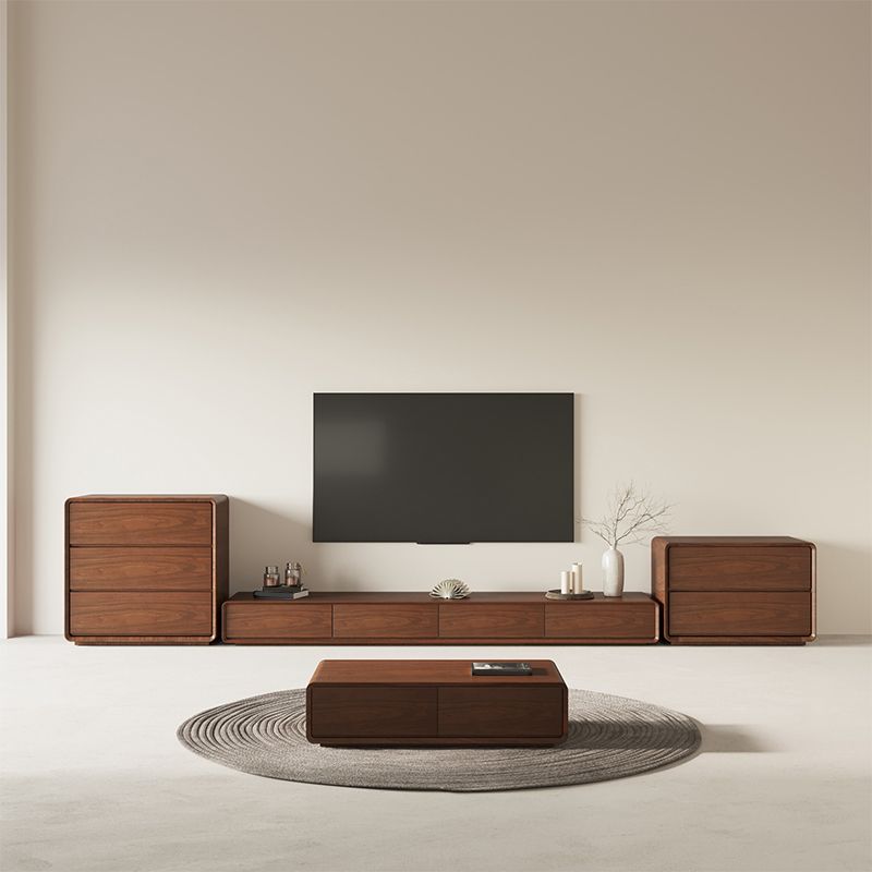 Engineered Wood Media Console Contemporary Wooden TV Console Clearhalo 'furn' 'furn_tv_stands_entertainment_centers' 'Furniture' 'Living Room Furniture' 'TV Stands & Entertainment Centers' 'TV Stands & Media Storage Furniture' 'tv_stands_entertainment_centers' 1200x1200_ab4c15cd-e41f-43d9-81be-c3d7c18bf63d