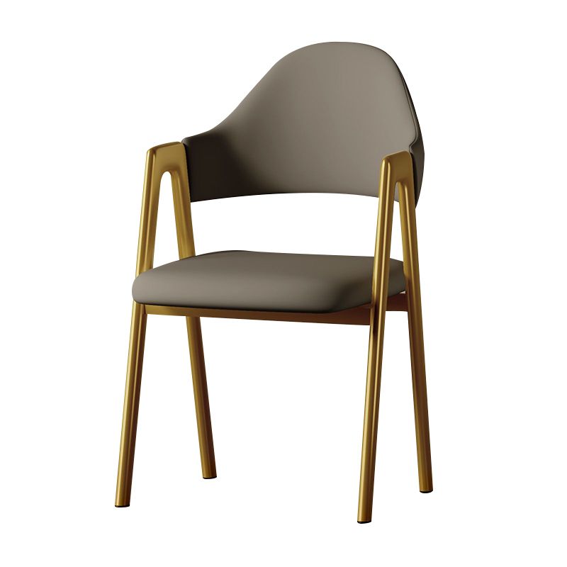 Glam Style Arm Chair 19.3" Wide Open Back Dining Side Chair Set Clearhalo 'Dining Chairs' 'Dining Tables & Seating' 'dining_chair' 'furn' 'furn_dining_chair' 'Furniture' 'Kitchen & Dining Furniture' 1200x1200_ab4c393a-2485-402d-a71d-97d1612a4935