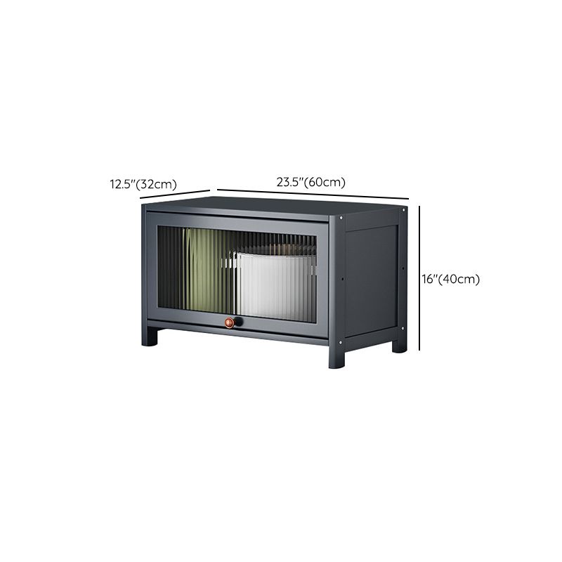 Contemporary Black Buffet Server Bamboo Dining Server for Kitchen Clearhalo 'buffet_sideboard' 'Buffets & Sideboards' 'furn' 'furn_buffet_sideboard' 'Furniture' 'Kitchen & Dining Furniture' 1200x1200_ab4e3d30-ed8c-4d12-856f-ebac973fa85f