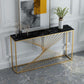 Stone Glam Accent Tabla 1 Establecimiento 31.5 "Mesa de consola de altura para Hall