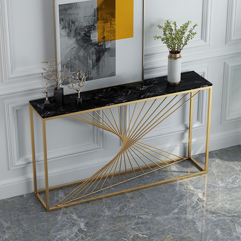 Stone Glam Accent Tabla 1 Establecimiento 31.5 "Mesa de consola de altura para Hall