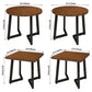 Industrial Dining Table Pine Solid Wood Table with Black Double Pedestal for Home Kitchen Dinner Clearhalo ' dining_table' 'Dining Tables & Seating' 'Dining Tables' 'furn' 'furn_dining_table' 'Furniture' 'furniture_dining_table' 'Kitchen & Dining Furniture' 'kitchen&dining_furn' 'kitchen' 'kitchen_dining_table' 1200x1200_ab5b844b-7512-4761-8630-1dc48fea398e