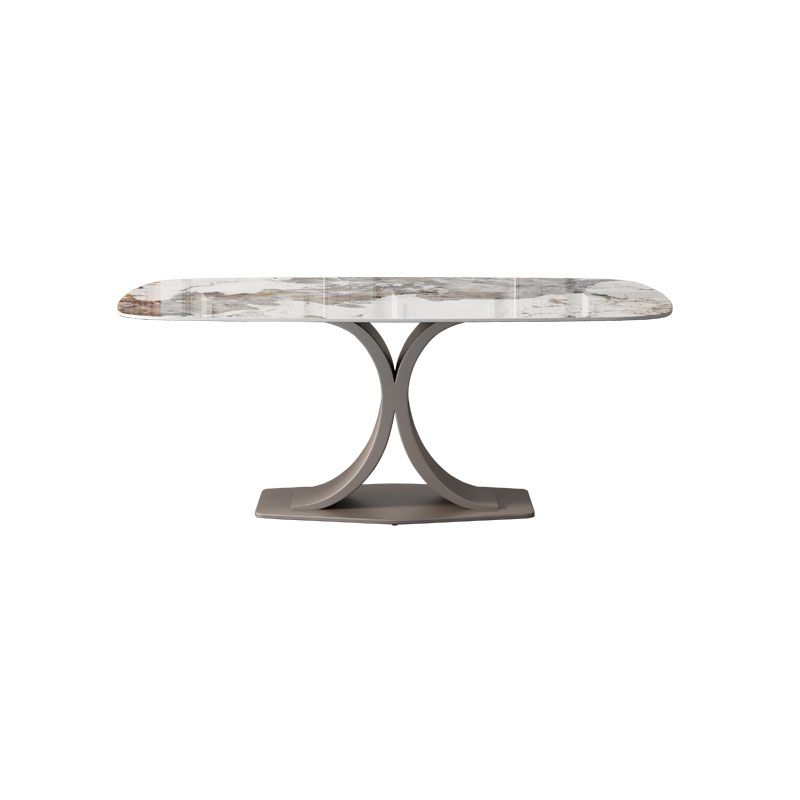 Modern Sintered Stone Dining Table Rectangle Dinner Room Kitchen Table Clearhalo 'Dining Tables & Seating' 'Dining Tables' 'dining_table' 'furn' 'furn_dining_table' 'Furniture' 'furniture_dining_table' 'Kitchen & Dining Furniture' 'kitchen' 'kitchen_dining_table' 1200x1200_ab5fa773-bdf8-44ca-ad05-888d35591f36