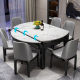 4 Legs Contemporary Dining Room Table Solid Wood Dining Site Table Clearhalo 'Dining Tables & Seating' 'Dining Tables' 'dining_table' 'furn' 'furn_dining_table' 'Furniture' 'Kitchen & Dining Furniture' 1200x1200_ab61a77d-2583-451c-aa35-3455fe6428cb