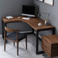 29,25 inch Hoogte Industrial Office Desk Solid Wood L-Shape Writing Desk