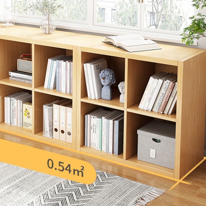 Standard Contemporary Bookcase Engineered Wood Closed Back Bookshelf Clearhalo 'Bookcases' 'furn' 'furn_bookcases' 'Furniture' 'Office Furniture' 1200x1200_ab672dc1-432f-4e53-8f65-16b50fd903f7