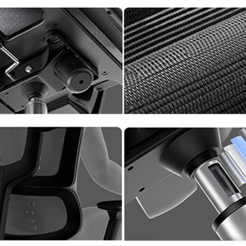 Chaise de bureau de hauteur de siège réglable chaise de bureau contemporaine avec roues