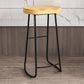Contemporary Natural Solid Wood Barstool Footrest Restaurant Stool Clearhalo 'Bar Furniture' 'Bar Stools' 'bar_stools' 'furn' 'furn_bar_stools' 'Furniture' 'furniture_bar_stools' 'Kitchen & Dining Furniture' 1200x1200_ab6ae61e-b8d0-49f5-91af-c8be2f2fd3bb