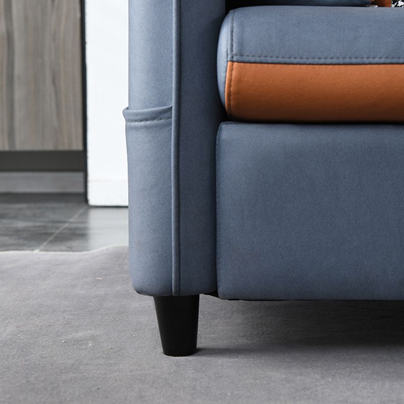 Modern Faux Leather Sectional Square Arm for Living Room with Storage Clearhalo 'furn' 'furn_sectionals' 'Furniture' 'furniture_sectionals' 'kitchen' 'kitchen_sectionals' 'Living Room Furniture' 'Sectionals' 1200x1200_ab6b54eb-be6a-40dc-8545-37860c50d3fd