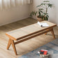 11.7-inch Width Tropical Entryway Bench Solid Wood Seating Bench Clearhalo 'Benches' 'Chairs & Seating' 'furn' 'furn_benches' 'Furniture' 'Living Room Furniture' 1200x1200_ab6c3805-2d80-40fc-bff3-401f03bd77b8