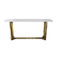 Luxury Sintered Stone Dining Table Rectangle Table with Metal Trestle Base Clearhalo ' dining_table' 'Dining Tables & Seating' 'Dining Tables' 'furn' 'furn_dining_table' 'Furniture' 'furniture_dining_table' 'Kitchen & Dining Furniture' 'kitchen&dining_furn' 'kitchen' 'kitchen_dining_table' 1200x1200_ab723284-f7c8-4f3b-a788-e2061dd5c650