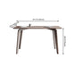 Rectangle Casual Dining Table Brown Tone Fixed Table with Ashwood Solid Wood Clearhalo ' dining_table' 'Dining Tables & Seating' 'Dining Tables' 'furn' 'furn_dining_table' 'Furniture' 'furniture_dining_table' 'Kitchen & Dining Furniture' 'kitchen&dining_furn' 'kitchen' 'kitchen_dining_table' 1200x1200_ab74bc20-a89b-4124-ad51-a7203344328c