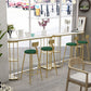 Glam Oval Bar Table Set 1/3 Pieces Stone Counter Table with Upholstered Stools Clearhalo 'Bar Furniture' 'furn' 'furn_home_bar_bar_sets' 'Furniture' 'Home Bars & Bar Sets' 'home_bar_bar_sets' 'Kitchen & Dining Furniture' 1200x1200_ab7543f3-0367-48a9-a7ae-7757cf71b051
