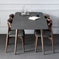 Contemporary Style Home Sintered Stone Dining Table Rectangle Shape Table with 4 Legs Base Clearhalo ' dining_table' 'Dining Tables & Seating' 'Dining Tables' 'furn' 'furn_dining_table' 'Furniture' 'furniture_dining_table' 'Kitchen & Dining Furniture' 'kitchen&dining_furn' 'kitchen' 'kitchen_dining_table' 1200x1200_ab762933-a241-4e09-994d-c2174ea01d24