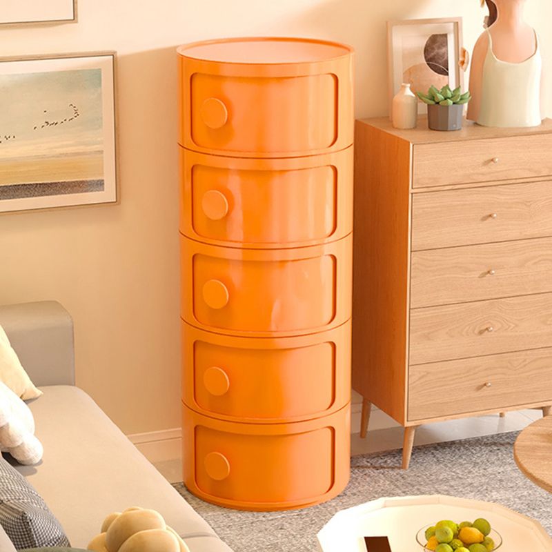 Comodino moderno comodino in plastica in plastica per soggiorno per soggiorno