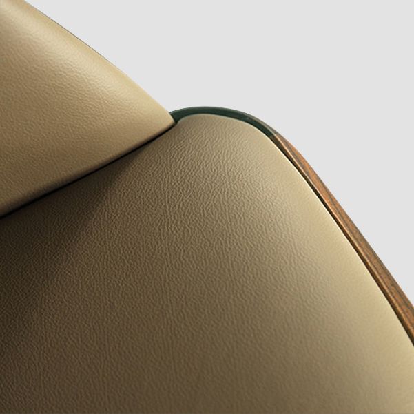 Scandinavian Leather Hotel Arm Chair Matte Finish Solid Back Dining Chair (Set of 2) Clearhalo ' kitchen&dining_furn' 'Dining Chairs' 'Dining Tables & Seating' 'dining_chair' 'furn' 'furn_dining_chair' 'Furniture' 'furniture_dining_chair' 'Kitchen & Dining Furniture' 'kitchen' 1200x1200_ab77fec8-2187-4ed1-a6e5-f87197b3a23a