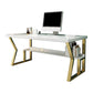 Glam Dormitory Writing Desk Rectangular Writing Desk with Metal Legs Clearhalo 'furn' 'furn_office_desk' 'Furniture' 'Office Desks' 'Office Furniture' 'office_desk' 1200x1200_ab7b61db-c8de-4a48-8a8c-c86d1af240ed