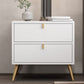 Contemporary Wood Accent Table Nightstand 21.65" Tall Bed Nightstand with 2 Drawers Clearhalo 'Bedroom Furniture' 'furn' 'furn_night_stand' 'Furniture' 'night_stand' 'Nightstands' 1200x1200_ab7b70d1-8a6e-496f-b677-8e8295397aee