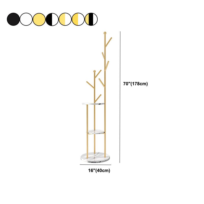 Glamargträger Freistehende Regale und Messdoßhaken Metallhalle Ständer mit Schieferbasis