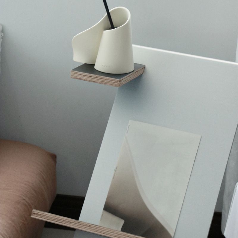 Scandinavian Engineered Wood Bookcase Standard Closed Back Bookshelf Clearhalo 'Bookcases' 'furn' 'furn_bookcases' 'Furniture' 'Office Furniture' 1200x1200_ab7df2ec-e034-4d7e-96e2-45ddefdbd9cb