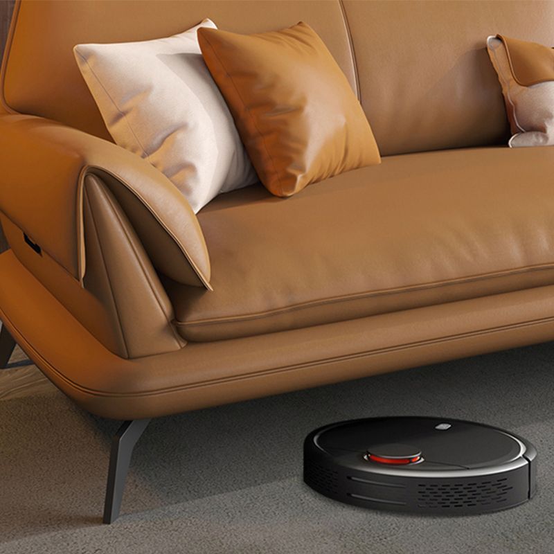 Contemporary Dark Brown Cushions Standard for Living Room Sofa