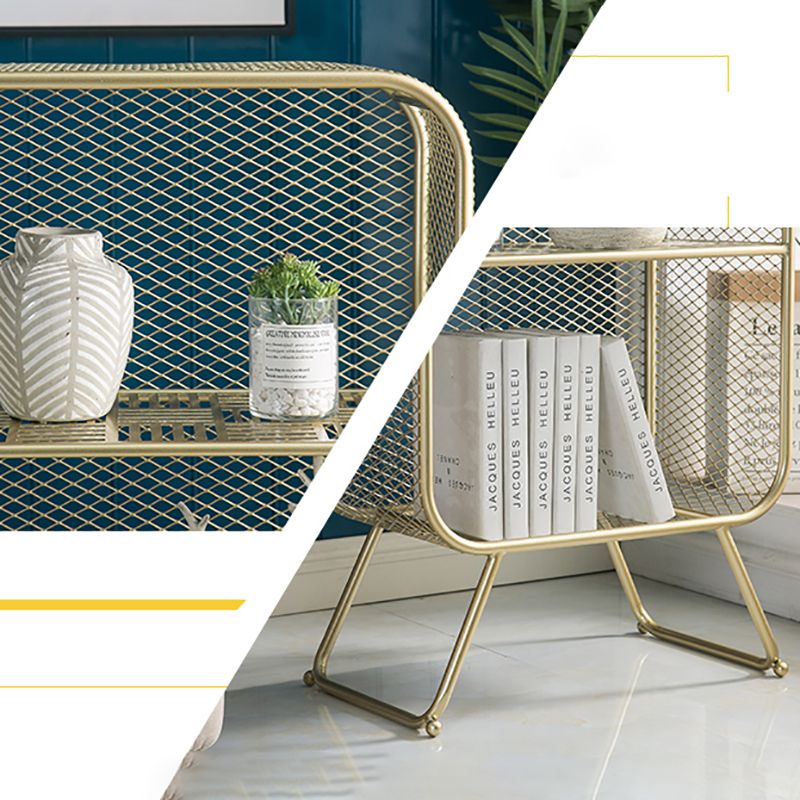 Gold Metal boekenplank gesloten de standaard boekenkast met planken