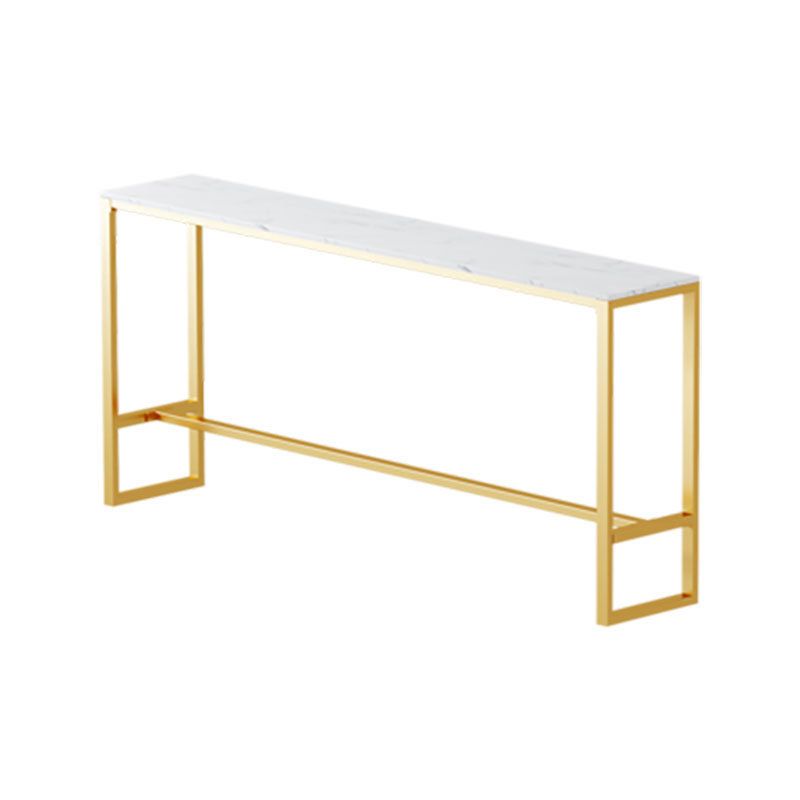 1/7/9/11 Pieces Rectangular Bar Set Gorgeous Style Marble Table with Bar Stools Clearhalo 'Bar Furniture' 'furn' 'furn_home_bar_bar_sets' 'Furniture' 'Home Bars & Bar Sets' 'home_bar_bar_sets' 'Kitchen & Dining Furniture' 1200x1200_ab82ca0d-4d8a-4a95-b44b-507b94dd78a5