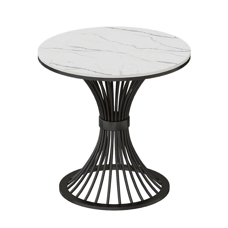 Modern Style Dining Table Sintered Stone Round Table for Dining Room Clearhalo 'Dining Tables & Seating' 'Dining Tables' 'dining_table' 'furn' 'furn_dining_table' 'Furniture' 'Kitchen & Dining Furniture' 1200x1200_ab85a89e-1a02-44c1-b667-0bcbcce266ab