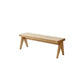 Tropical Seating Bench Wooden Entryway and Bedroom Bench , 15" W
