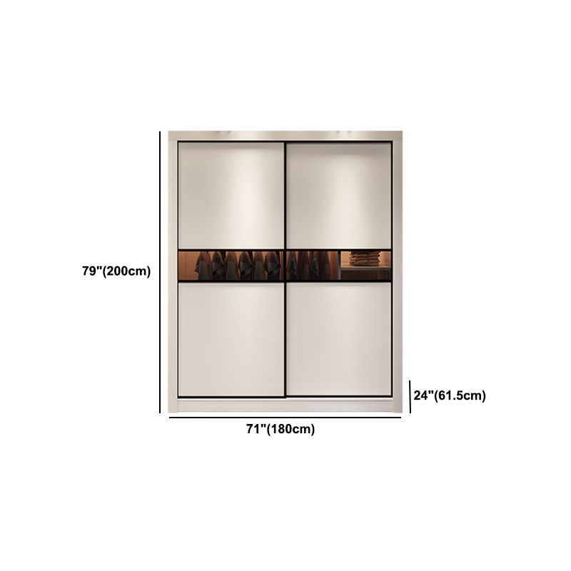 Eigentijdse garderobe armoire houten garderobe kast met planken