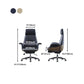 High Back Executive Swivel Office Chair Chrome Metal Frame Modern Ergonomic Task Chair Clearhalo 'furn' 'furn_office_chair' 'Furniture' 'furniture_office_chair' 'Office Chairs' 'Office Furniture' 'office_chair' 1200x1200_ab883379-cc82-4c48-b860-6972eeaadb26