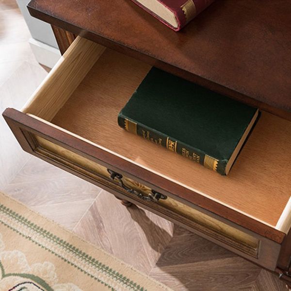 Victoria Wooden Accent Table Free Form Sofa Console Table for Hall Clearhalo 'Console Tables' 'console_tables' 'Entry & Mudroom Furniture' 'furn' 'furn_console_tables' 'Furniture' 1200x1200_ab8846f3-a2a9-405f-8408-227e9c3a812b