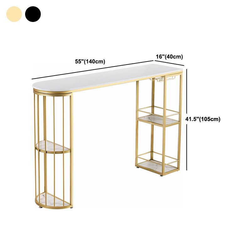 Moderno 1/3 pezzi da bar set tavolino in pietra con sgabelli alti per soggiorno