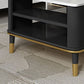 Stone Media Console TV Stand Open Storage TV Stand with Drawer Clearhalo 'furn' 'furn_tv_stands_entertainment_centers' 'Furniture' 'Living Room Furniture' 'TV Stands & Entertainment Centers' 'TV Stands & Media Storage Furniture' 'tv_stands_entertainment_centers' 1200x1200_ab8e8d0e-4c12-4f7a-b1c4-68335cc70d92
